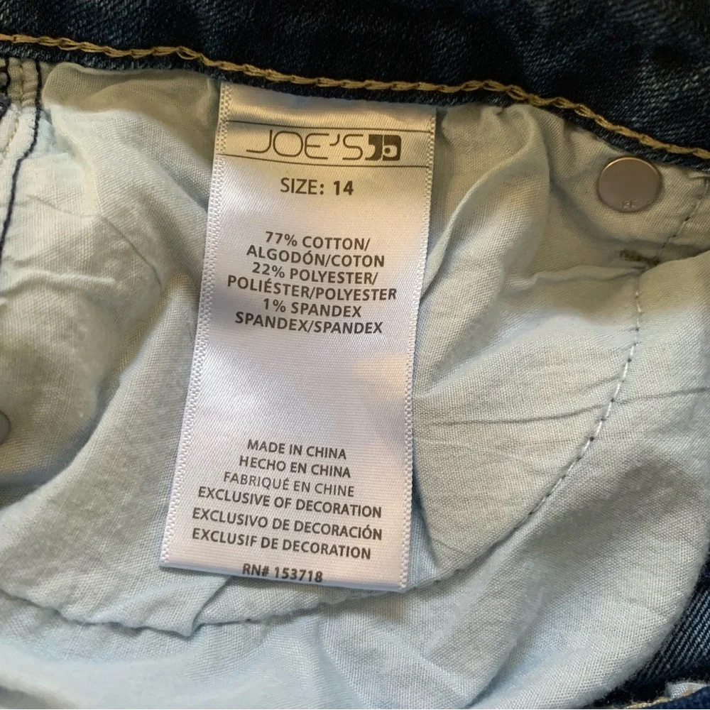 Joe’s Girls Jeans Skinny Leg Size 14